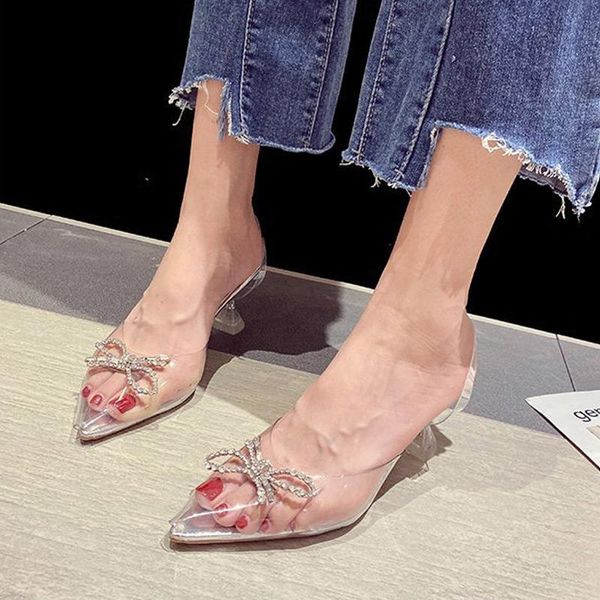 dress shoes 2021 summer women's fashion pointed toe ladies transparent bow high heels sandals peep female footwear, Black
dress shoes 2021 summer women's fashion pointed toe ladies transparent bow high heels sandals peep female footwear, Black
