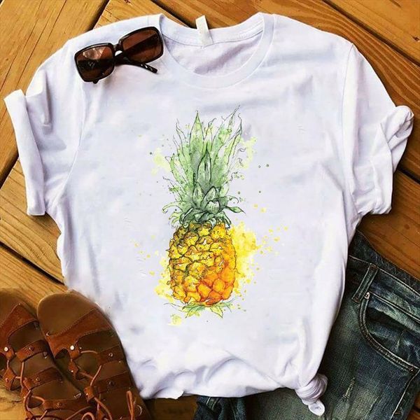 pinapple sweet fruit printed women t shirts short sleeve tee clothes graphic, White
pinapple sweet fruit printed women t shirts short sleeve tee clothes graphic, White