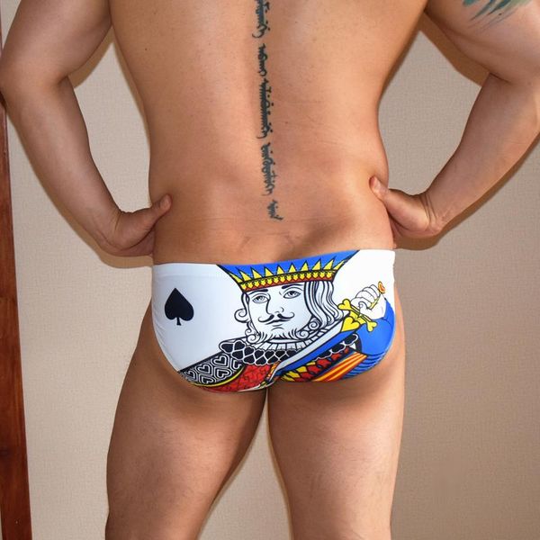 men's swimwear playing cards print tight low waist swimsuits men bikini swim briefs beach shorts swimming pool gay bathing suits
men's swimwear playing cards print tight low waist swimsuits men bikini swim briefs beach shorts swimming pool gay bathing suits