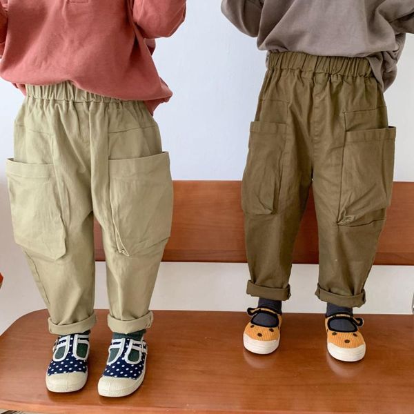 trousers children's tooling pants spring and autumn casual 2021 elastic loose big pocket, Blue
trousers children's tooling pants spring and autumn casual 2021 elastic loose big pocket, Blue