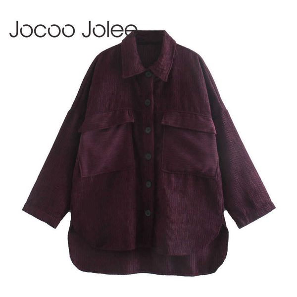 jocoo jolee vintage corduroy blouse women spring autumn long sleeve slim long shirt elegant offce lady turn-down collar 210619, White
jocoo jolee vintage corduroy blouse women spring autumn long sleeve slim long shirt elegant offce lady turn-down collar 210619, White