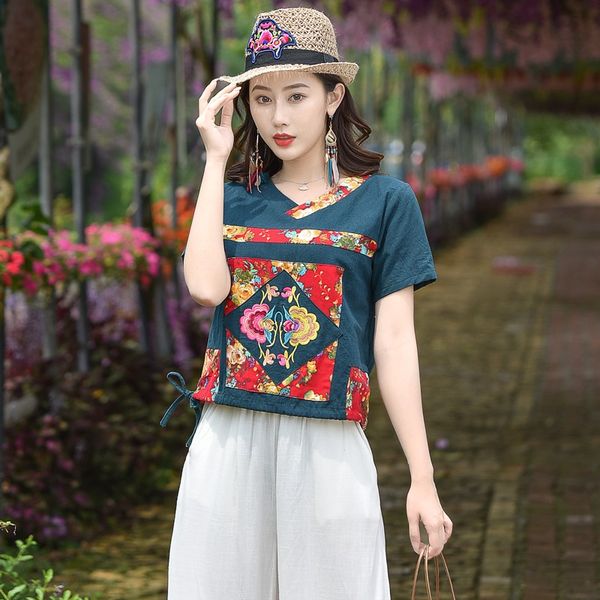 chinese style womens clothing summer casual cotton linen tshirts short sleeve loose vintage ladies chinese 11116, Red
chinese style womens clothing summer casual cotton linen tshirts short sleeve loose vintage ladies chinese 11116, Red