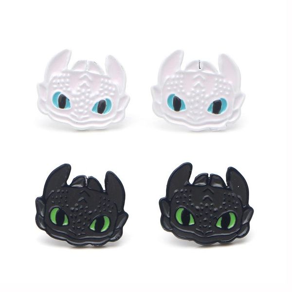 stud zf779 1pair anime dragon earrings for women enamel stainless steel pierce korea cool cartoon jewelry gift, Golden;silver
stud zf779 1pair anime dragon earrings for women enamel stainless steel pierce korea cool cartoon jewelry gift, Golden;silver