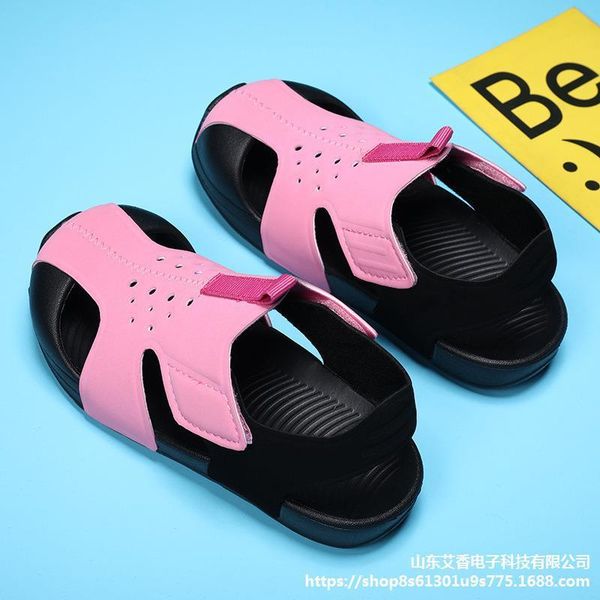 sandals children summer baby beach shoes boys and girls cool soft anti-collision candy colorful, Black;red
sandals children summer baby beach shoes boys and girls cool soft anti-collision candy colorful, Black;red