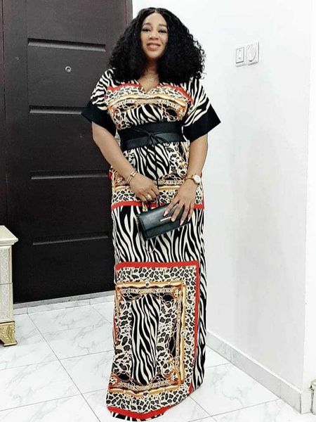 ethnic clothing african dresses for women 2021 selling elegant leopard stripe print v-neck short sleeves long robe with belt dashiki, Red
ethnic clothing african dresses for women 2021 selling elegant leopard stripe print v-neck short sleeves long robe with belt dashiki, Red