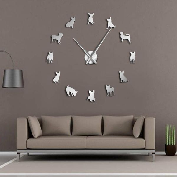 wall clocks chihuahua dog diy art giant acrylic clock breeds puppy pug big needles modern watch mom gift
wall clocks chihuahua dog diy art giant acrylic clock breeds puppy pug big needles modern watch mom gift