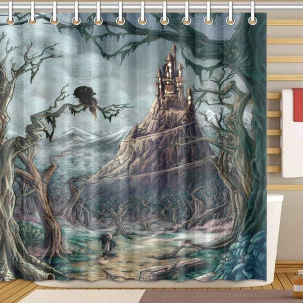 halloween spooky tree shower curtain bathroom sets, novelty bath decoration polyester curtain
halloween spooky tree shower curtain bathroom sets, novelty bath decoration polyester curtain