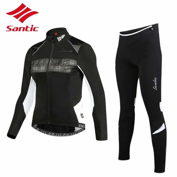 racing sets santic winter cycling jersey set women warm thermal fleece outdoor clothing road bike bicycle clothes ropa ciclismo, Black;blue
racing sets santic winter cycling jersey set women warm thermal fleece outdoor clothing road bike bicycle clothes ropa ciclismo, Black;blue