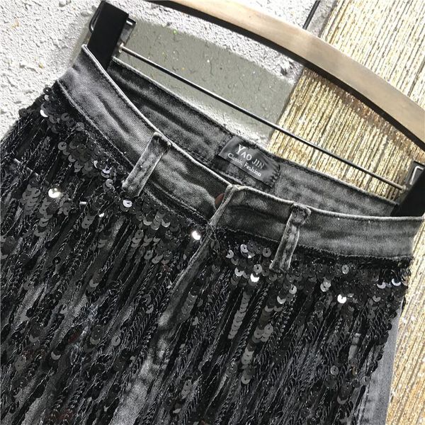 women's jeans personalized sequined tassel black denim shorts for women 2021 summer harajuku high waist slim pants short, Blue
women's jeans personalized sequined tassel black denim shorts for women 2021 summer harajuku high waist slim pants short, Blue