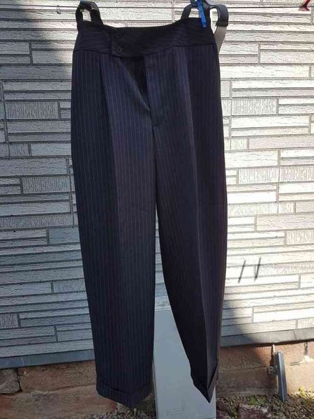 men's pants suit wool men striped formal clothing s & blazer trousers man spring dress pzdn, Black
men's pants suit wool men striped formal clothing s & blazer trousers man spring dress pzdn, Black