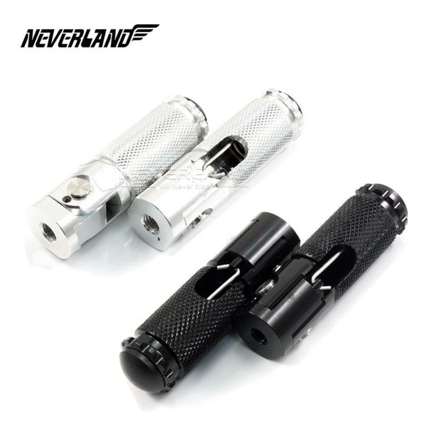 pedals 2pcs cnc universal aluminum motorcycle folding foot pegs rear set rest racing black silver d30
pedals 2pcs cnc universal aluminum motorcycle folding foot pegs rear set rest racing black silver d30