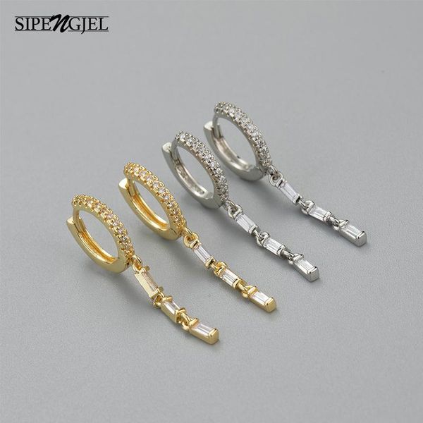 hoop & huggie sipengjel elegant square shape crystals drop earrings charm zircon small for women pendants jewelry 2021, Golden;silver
hoop & huggie sipengjel elegant square shape crystals drop earrings charm zircon small for women pendants jewelry 2021, Golden;silver