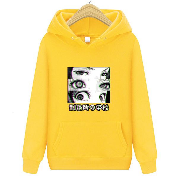 men's hoodies & sweatshirts japanese anime prison school eyes sad sweatshirt loli comic aesthetic pullover men clothing harajuku street, Black
men's hoodies & sweatshirts japanese anime prison school eyes sad sweatshirt loli comic aesthetic pullover men clothing harajuku street, Black