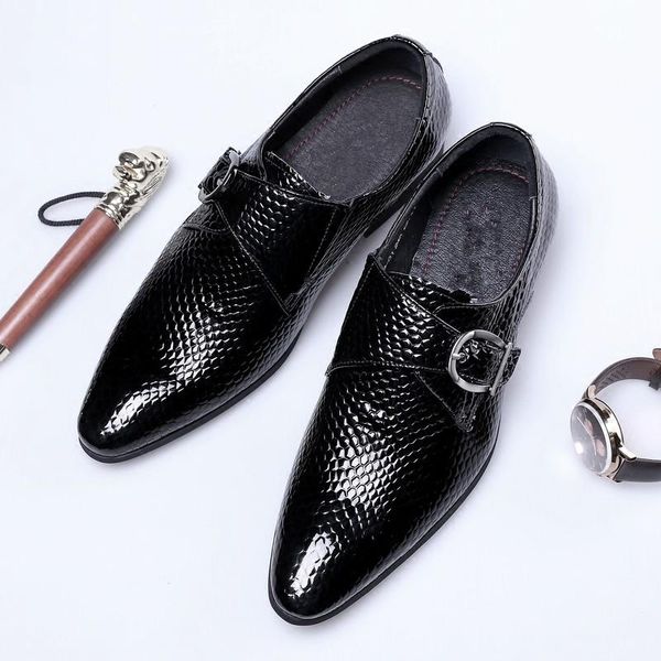 dress shoes men crocodile leather formal business flat heel high mens wedding party, Black
dress shoes men crocodile leather formal business flat heel high mens wedding party, Black