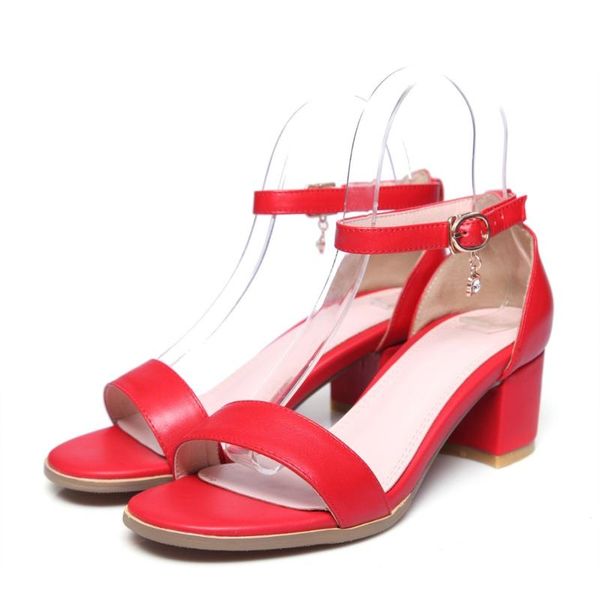 dress shoes pqecfs big size 33-43 fashion women summer sweet buckle genuine leather heels sandals 4 colors, Black
dress shoes pqecfs big size 33-43 fashion women summer sweet buckle genuine leather heels sandals 4 colors, Black
