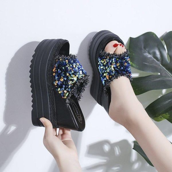slippers summer rhinestone wedges heel women platform peep toe height increasing slides 2021 ladies shoes zapatos de mujer, Black
slippers summer rhinestone wedges heel women platform peep toe height increasing slides 2021 ladies shoes zapatos de mujer, Black