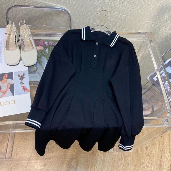 casual dresses high street solid dress for women contrast lapel waist 3d cut slim lady winter 2021, Black;gray
casual dresses high street solid dress for women contrast lapel waist 3d cut slim lady winter 2021, Black;gray