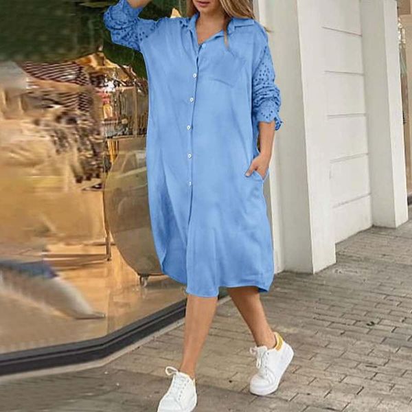 casual dresses women autumn long sleeve dress vonda 2021 bohemian party vestido loose turn down neck beach sundress vintage patchwork robe, Black;gray
casual dresses women autumn long sleeve dress vonda 2021 bohemian party vestido loose turn down neck beach sundress vintage patchwork robe, Black;gray