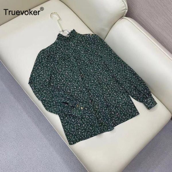 women's blouses & shirts truevoker european high street 100% silk women lantern sleeve green flower print blouse designer shirt, White
women's blouses & shirts truevoker european high street 100% silk women lantern sleeve green flower print blouse designer shirt, White