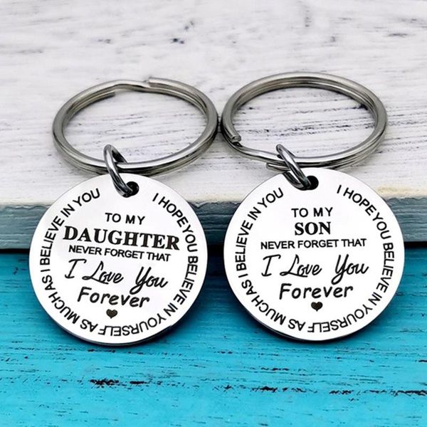 keychains to my son \/ daughter i love you forever inspirational gift keychain, father mother idea for, Silver
keychains to my son \/ daughter i love you forever inspirational gift keychain, father mother idea for, Silver
