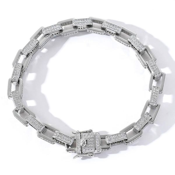 hip hop micro paved cubic zirconia bling iced out 8mm geometric square link chain bangles bracelets for men rapper jewelry charm, Golden;silver
hip hop micro paved cubic zirconia bling iced out 8mm geometric square link chain bangles bracelets for men rapper jewelry charm, Golden;silver