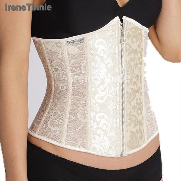 women's shapers irene tinnie women lace corset lingerie gothic satin vintage jacquard floral overbust corsets bustiers plus size, Black;white
women's shapers irene tinnie women lace corset lingerie gothic satin vintage jacquard floral overbust corsets bustiers plus size, Black;white