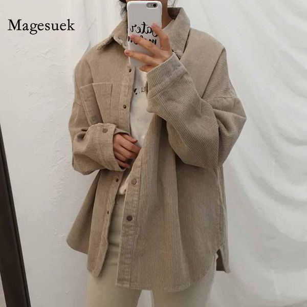 vintage cardigan korean cotton women shirts loose blouse 2021 blouses boyfriend style corduroy shirt casual 11537 women's &, White
vintage cardigan korean cotton women shirts loose blouse 2021 blouses boyfriend style corduroy shirt casual 11537 women's &, White