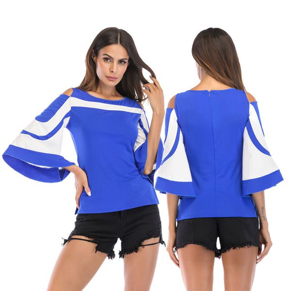women's plus size 2xl off shoulder vintage o neck flare sleeve back zipper t shirt loose casual tees colors patchwork 210507, White
women's plus size 2xl off shoulder vintage o neck flare sleeve back zipper t shirt loose casual tees colors patchwork 210507, White