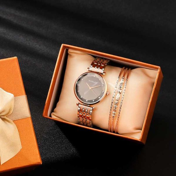 2pcs gift set box watche fashion design women's bracelet rose gold clock ladies dress 210616, Slivery;brown
2pcs gift set box watche fashion design women's bracelet rose gold clock ladies dress 210616, Slivery;brown