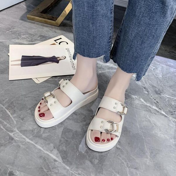 slippers women summer flat shoes female slides low pantofle fashion soft 2021 luxury buckle strap pu rubber basic slipper, Black
slippers women summer flat shoes female slides low pantofle fashion soft 2021 luxury buckle strap pu rubber basic slipper, Black