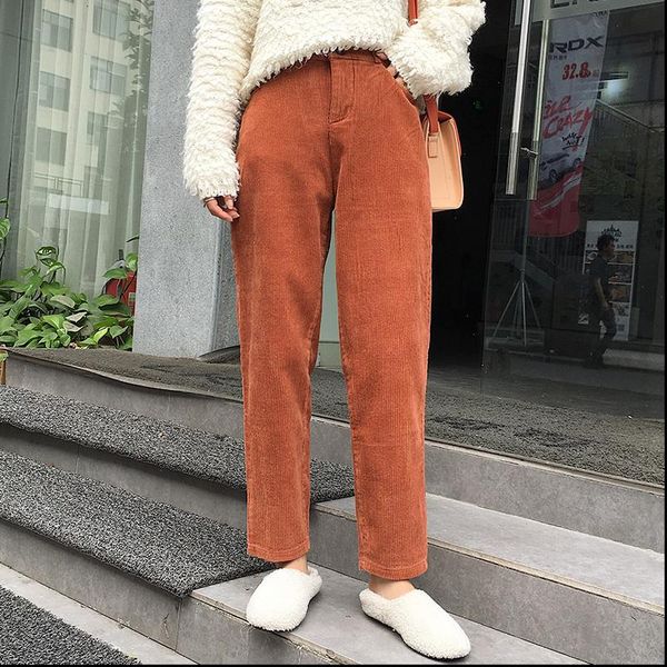women pants womens capri plus size harem autumn corduroy korean chic trousers high waist black pantalones mujer s 5xl, Black;white
women pants womens capri plus size harem autumn corduroy korean chic trousers high waist black pantalones mujer s 5xl, Black;white