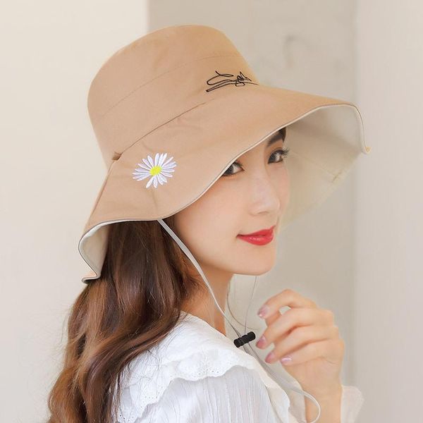 wide brim hats small daisy print casual sun bucket hat summer women's beach cap foldable anti-uv flat fisherman panama female, Blue;gray
wide brim hats small daisy print casual sun bucket hat summer women's beach cap foldable anti-uv flat fisherman panama female, Blue;gray