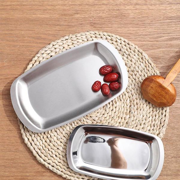 kitchen storage & organization 2pcs stainless steel silver dinner plates rectangle baking pans dessert snack dishes christmas restaurant cut
kitchen storage & organization 2pcs stainless steel silver dinner plates rectangle baking pans dessert snack dishes christmas restaurant cut