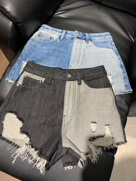 women's shorts women asymmetrical high waistdenim 2021 spring summer ladies fashion tassel short jeans with pockets, White;black
women's shorts women asymmetrical high waistdenim 2021 spring summer ladies fashion tassel short jeans with pockets, White;black