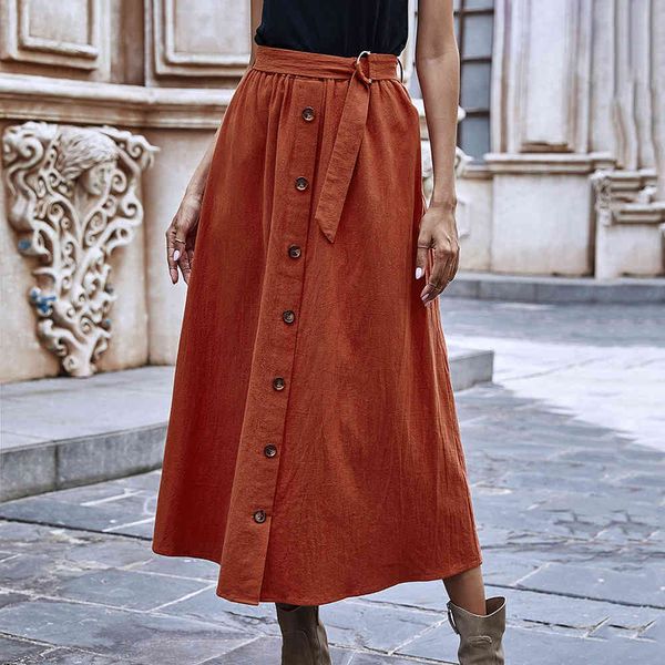 skirt cotton midi skirt women 2021 a line button up with sashes spring summer clothing ladies casual patchwork solid color long skirts q9fp, Black
skirt cotton midi skirt women 2021 a line button up with sashes spring summer clothing ladies casual patchwork solid color long skirts q9fp, Black