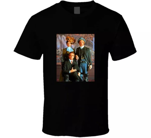 butch cassidy & the sundance kid classic movie fan t shirt, White;black 
butch cassidy & the sundance kid classic movie fan t shirt, White;black