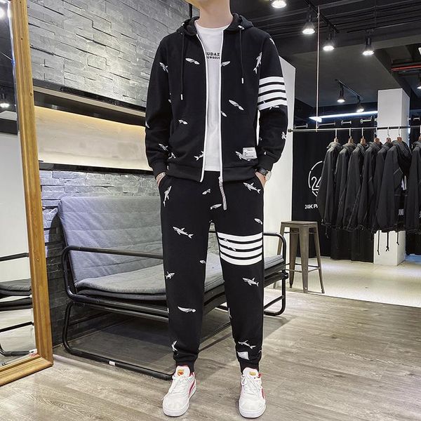 men's tracksuits 2021 autumn men hoodies pants 2pcs/sets sweatshirt cardigan long sleeve gyms fitness trousers joggers sportswear, Gray
men's tracksuits 2021 autumn men hoodies pants 2pcs/sets sweatshirt cardigan long sleeve gyms fitness trousers joggers sportswear, Gray