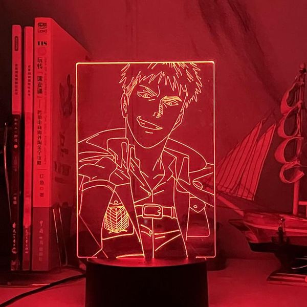 night lights anime attack on titan 3d lamp jean kirstein light for bedroom decoration kids gift led
night lights anime attack on titan 3d lamp jean kirstein light for bedroom decoration kids gift led