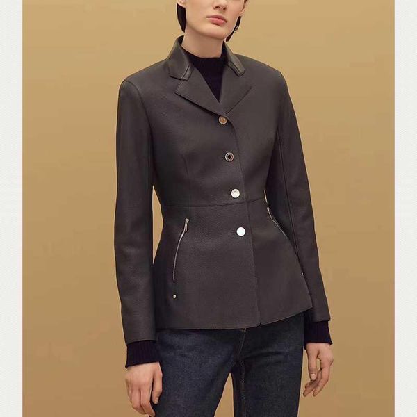 women's leather & faux cow natural women windbreaker lambskin jacket long sleeves 100% coat h814, Black
women's leather & faux cow natural women windbreaker lambskin jacket long sleeves 100% coat h814, Black