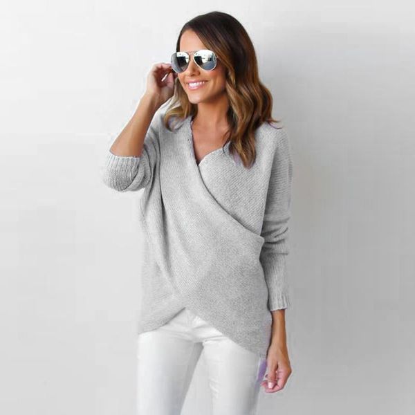 women's sweaters 2021 fashion womens long v-neck cross sleeve loose knitted sweater casual jumper hip wy331, White;black
women's sweaters 2021 fashion womens long v-neck cross sleeve loose knitted sweater casual jumper hip wy331, White;black