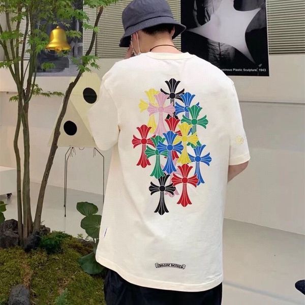ch2021ss autumn winter new product back color sanskrit letter round neck loose short sleeve t-shirt, White;black
ch2021ss autumn winter new product back color sanskrit letter round neck loose short sleeve t-shirt, White;black