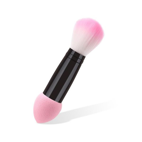 double-end makeup brush blusher loose powder puff blush cosmetic pink color brushes
double-end makeup brush blusher loose powder puff blush cosmetic pink color brushes