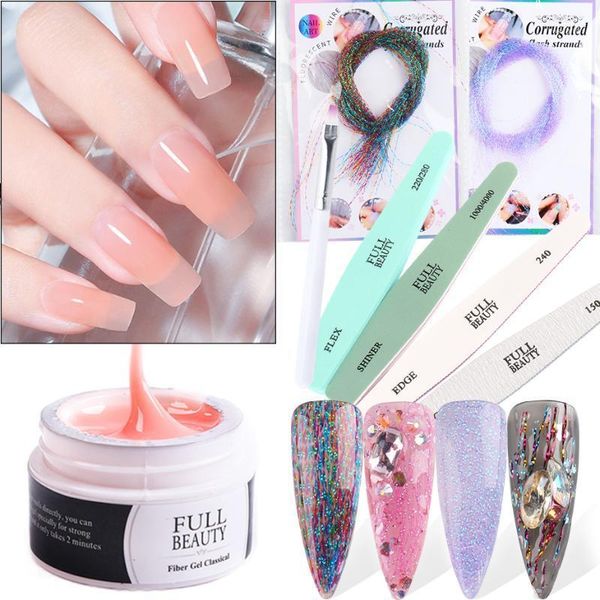 15pcs nail kit acrylic gel polish extension set fluorescent fiberglass french quick building brush manicure sa18591
15pcs nail kit acrylic gel polish extension set fluorescent fiberglass french quick building brush manicure sa18591
