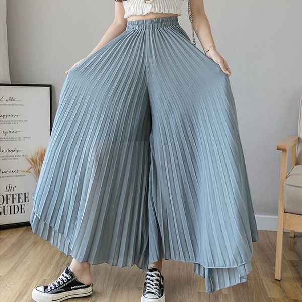 summer wide leg flared palazzo 9 points loose chiffon pleated pants for women l xl (with lining) lone midi skirt soft women's & capri, Black;white
summer wide leg flared palazzo 9 points loose chiffon pleated pants for women l xl (with lining) lone midi skirt soft women's & capri, Black;white