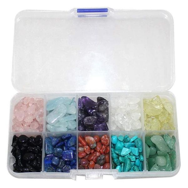 craft tools natural gravel irregular crystal stone 7-9mm energy box includes 10 colors
craft tools natural gravel irregular crystal stone 7-9mm energy box includes 10 colors