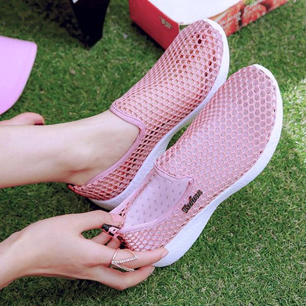 sandals women mesh slip on flat summer sneakers hollow out ladies platform casual loafers female fashion breathable shoes, Black
sandals women mesh slip on flat summer sneakers hollow out ladies platform casual loafers female fashion breathable shoes, Black