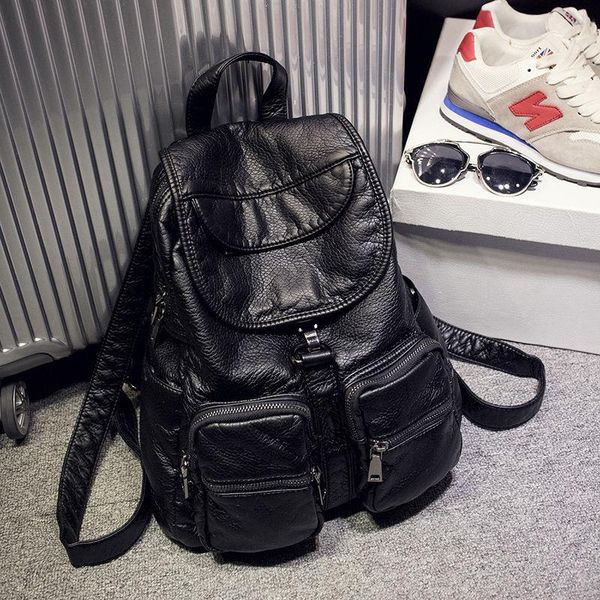 outdoor bags 2021 soft pu leather women backpack female black multifunction casual lady back pack high school student bagpack ladies bag
outdoor bags 2021 soft pu leather women backpack female black multifunction casual lady back pack high school student bagpack ladies bag