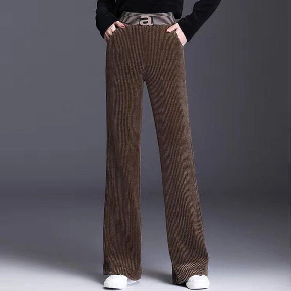 women's pants & capris women elastic high waist straight casual corduroy wide leg large size harajuku spring autumn loose trousers, Black;white
women's pants & capris women elastic high waist straight casual corduroy wide leg large size harajuku spring autumn loose trousers, Black;white