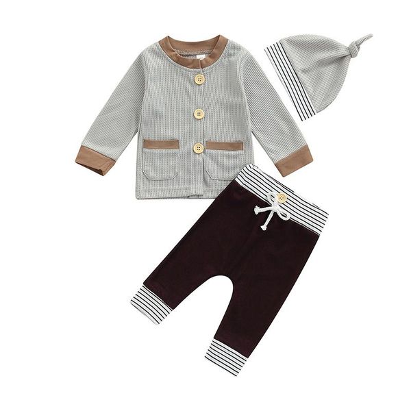 clothing sets 0-24m born baby boy long sleeve pocket t-shirt pant hat 3pcs outfits autumn clothes set, White
clothing sets 0-24m born baby boy long sleeve pocket t-shirt pant hat 3pcs outfits autumn clothes set, White