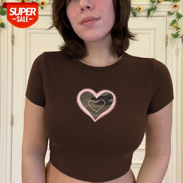 women's casual heart printed crop short sleeve round neck classic style t-shirt summer daily wear slim fitting shirt #p66y, White
women's casual heart printed crop short sleeve round neck classic style t-shirt summer daily wear slim fitting shirt #p66y, White
